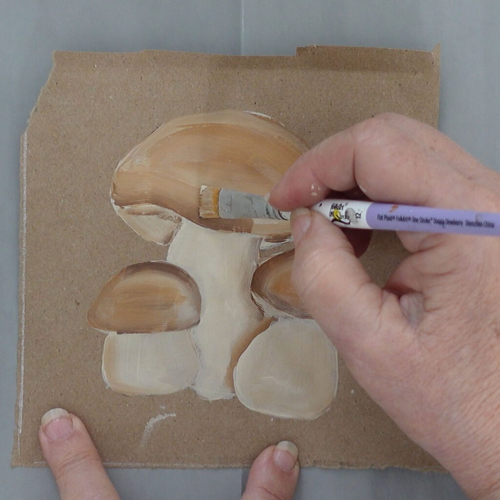 How to Paint Mushrooms - Easy & Fun! - Pamela Groppe Art - Acrylic ...